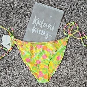 Kulani Kinis Neon Floral Bikini Bottom